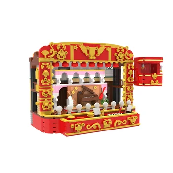 Кукольный Театр MOC Building Blocks Model Kit Совместимые 71033 Фигурки Забавный Сценический Дисплей Кирпичи DIY Детская Игрушка Подарок На День Рождения