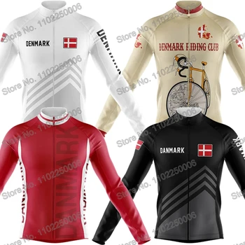 2023 Дания, велосипедная одежда, Зимняя мода, Джерси для велоспорта, Рубашки для шоссейных велосипедов, Рубашки с длинными рукавами, Высококачественная велосипедная рубашка MTB Maillot