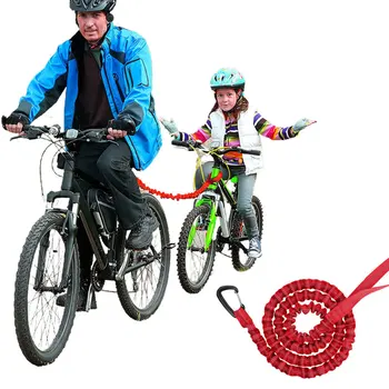 Портативный велосипедный тяговый трос, горный велосипед для родителей и детей, Нейлоновый натяжной ремень, Буксировочный Трос, Аксессуары для велоспорта