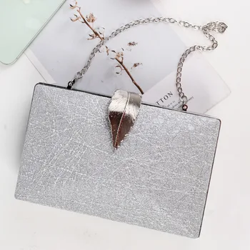 Серебряный Клатч, роскошные сумки, женские Высококачественные Дизайнерские свадебные кошельки и сумочки в форме листа, сумка через плечо для телефона, новинка 2022 года