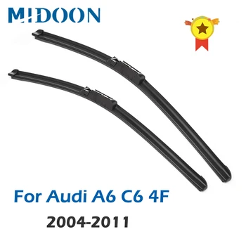 Щетки Передних Стеклоочистителей MIDOON Winscreen LHD Для Audi A6 C6 4F 2004-2011 S6 RS6 Лобовое Стекло Лобовое Стекло 22 