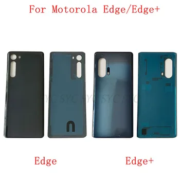 Панель крышки батарейного отсека, корпус задней двери, чехол для Motorola Moto Edge Plus, задняя крышка с логотипом, запчасти для ремонта