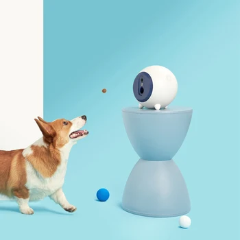 Приложение для угощений, умная игрушка для домашних животных, автоматический дозатор сухого корма, бросающий закуски, Автоматическая камера Tuya, кормушка для собак и кошек