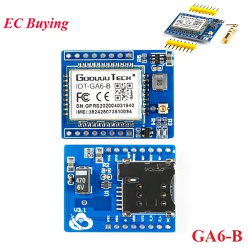 Модуль Mini A6 GPRS GSM, модуль беспроводного расширения GA6-B, плата разработки голоса SMS с антенной для Arduino, замена SIM800L