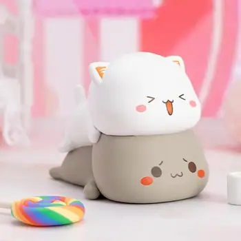Kawaii Mitao Cat 2 Сезон, Счастливый Кот, дешевые милые игрушки для слепых кошек, фигурка-сюрприз, Мультяшная кукла, Модель для дома, Подарки на День рождения