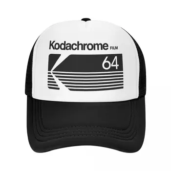 Модная бейсболка с логотипом Kodak Kodachrome для мужчин и женщин, Дышащая Шляпа фотографа-дальнобойщика, спортивные кепки Snapback, летние шляпы