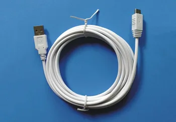 100 шт./лот 3-метровое USB-зарядное устройство, кабель для зарядки NINTENDO WII U GAMEPAD CONTROLLER Оптом