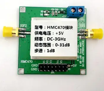 Модуль цифрового радиочастотного Аттенюатора HMC470 DC-3GHz с шагом от 1 дБ до 31 дБ Ручное управление и программное управление ДЛЯ Усилителя Радиолюбителей