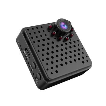 Камера WiFi 1080P, мини-беспроводной монитор для помещений и улицы, камера ночного видения, сигнализация обнаружения движения, кнопка включения встроенного аккумулятора, приложение