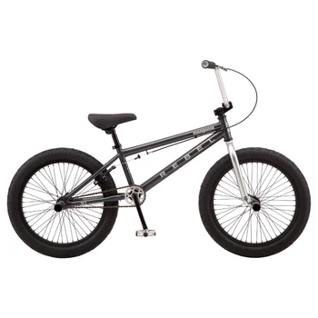 Велосипед Mongoose Rebel X1 BMX, 20 дюймов. Колеса, для мальчиков / девочек, серый велосипед