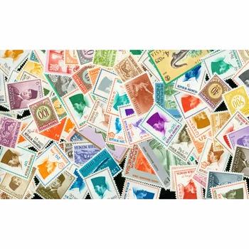 100 шт./лот, Страна Индонезия, оригинальные марки с почтовым штемпелем, подарок для коллекции марок без повтора