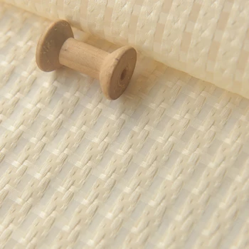 Один метр высококачественной шифоновой ткани Абрикосово-желтого цвета с имитацией плетения tela DIY платье юбка детская одежда ткань для штор