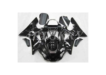 Новый комплект обтекателя мотоцикла из АБС-пластика, пригодный для YAMAHA YZF R1 2000 2001 YZF-R1 YZF 1000R, комплект кузова на заказ черного цвета
