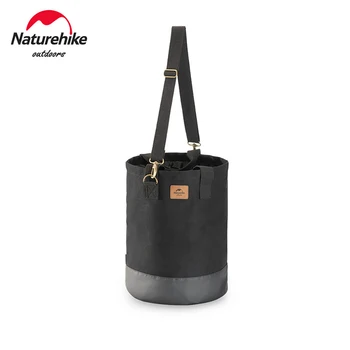 Походный ящик для хранения Naturehike 34 л, Бочкообразная сумка для хранения походного снаряжения, сумка для хранения всякой всячины, Походное ведро для мусора