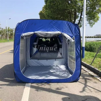 Портативная Водонепроницаемая палатка для задней части автомобиля, Палатка-удлинитель для велосипеда, Палатка для кемпинга на открытом воздухе, Палатка для внедорожника с большим пространством на крыше трейлера