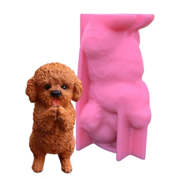 Большая подставка для декора собак, силиконовая форма, Эпоксидная смола, украшения своими руками, изготовление мыла, поделки из смолы, украшения для дома