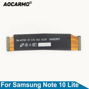 Aocarmo для Samsung Galaxy Note 10 Note10 Lite Разъем основной платы Гибкий кабель для подключения материнской платы Запасная часть