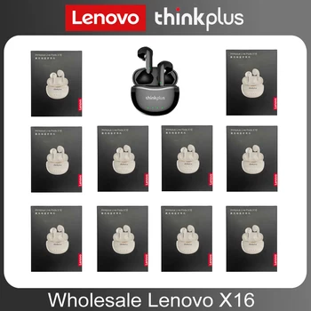 Оригинальный Lenovo Thinkplus X16 Оптом 5шт 10шт Bluetooth Наушники 5.2 TWS Стерео спортивные наушники с микрофоном Гарнитура