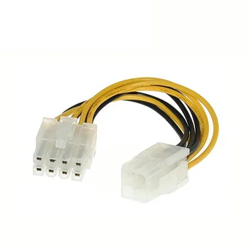 4-контактный разъем к 8-контактному адаптеру питания процессора, преобразователю ATX кабеля 12V QJY99