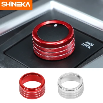 Аксессуары для интерьера SHINEKA для автомобиля Dodge Nitro 4WD, кнопка включения полного привода, накладка кольца для Dodge Nitro 2007-2012