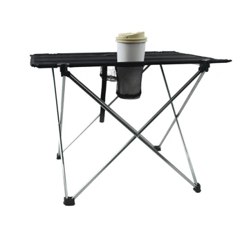 Портативный Складной стол Для кемпинга на открытом воздухе, домашнего барбекю, Пикника, Сверхлегкого алюминиевого сплава, Походного стола, Складного стола для рыбалки