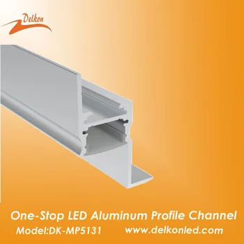Рассеиватель светодиодной ленты 51*31 мм Алюминиевый профиль с молочно-белым покрытием Alu Channel Экструзионная дорожка для стен и потолка