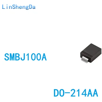 10ШТ 100-вольтовый однонаправленный транзисторный диод TVS SMBJ100A (P6KE100A) DO-214AA