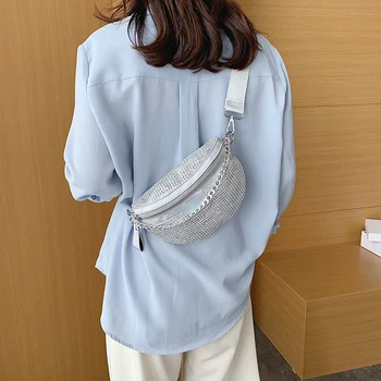 Женская сумка-рюкзак 2022, модные женские дорожные сумки с бриллиантами, сращивание нагрудных сумок через плечо, сумки-болсетки