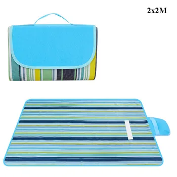 Коврик для пикника на открытом воздухе из толстой фольги, Влагостойкий коврик, водонепроницаемый коврик для кемпинга, складной пляжный коврик для йоги, специальное одеяло