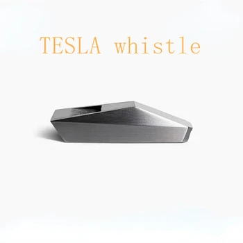 Новая металлическая модель автомобиля для Tesla в форме грузовика со свистком, электромобиль, декомпрессионная игрушка, EDC, инструмент для выживания на открытом воздухе, подарок для мальчика