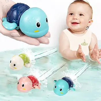 Игрушки для купания, детские игрушки для купания, детские ванны, милые лягушки, Черепашки, Заводная игрушка для купания для детей, игрушки для игры в воду, подарки
