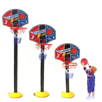 1 комплект баскетбольного кольца с регулируемой высотой, игрушки для малышей, игры в помещении и на открытом воздухе, Мини-портативные баскетбольные ворота, игры на заднем дворе