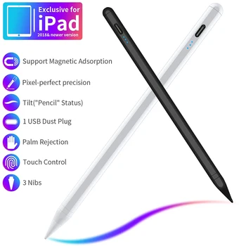 Новый Высококачественный Универсальный Емкостный Стилус Stylus Smart Pen для Системы IOS Apple iPad Phone Stylus Высокая Точность Без Задержек