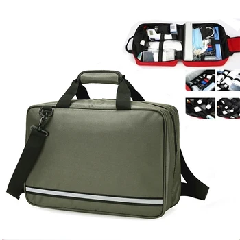 Новая Пустая сумка первой помощи, переносная наплечная медицинская сумка для автомобилей на открытом воздухе, аварийный набор для выживания, Походная дорожная сумка, Большой размер, 3 цвета