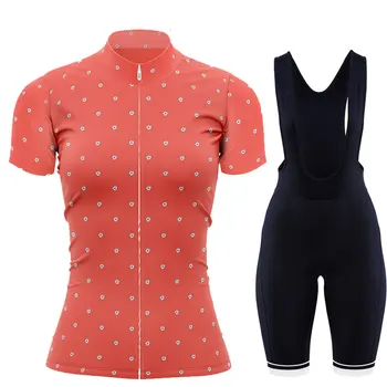 Женская велосипедная одежда 2023, Летний комплект из джерси с короткими рукавами для велоспорта, женская спортивная одежда для горных велосипедов Ropa De Ciclismo Para Mujer