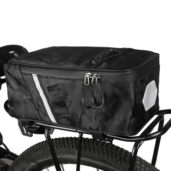 Дизайн Светоотражающей Планки MTB Tail Bag 5L Сумка Для Задней Стойки Велосипеда Водонепроницаемые Велосипедные Корзины Сумка Для Багажника Велосипеда Ebike Корзина Для Заднего Сиденья