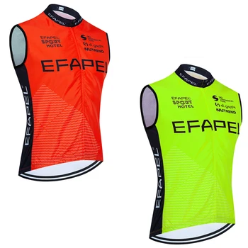 2023 EFAPEL Велосипедная ветровка из джерси, мужской Велосипедный жилет, Майо, Футболка Ropa Ciclismo Pro Bicycl, одежда