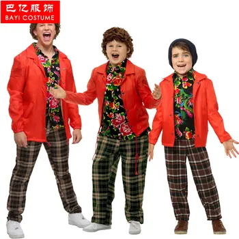 The Goonies Косплей костюм на Хэллоуин, Карнавальная униформа, мужской детский маскарадный костюм, комплект цветочной рубашки