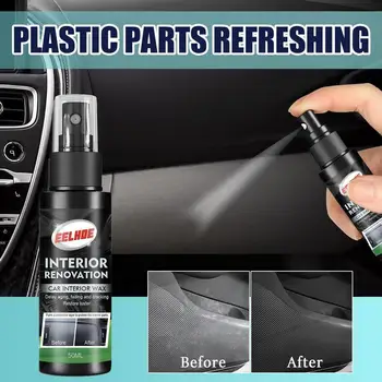 Керамическое покрытие для автоматической покраски кожи, Спрей для ремонта салона автомобиля, восстановление автокожи, длительный блеск и защита