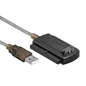 USB 2,0 К IDE SATA 2,5 3,5 Дюймов Жесткий Диск HDD SSD 480 Мб/с. Интерфейс Передачи Данных Конвертер Кабель-Адаптер Для ПК Ноутбук Конвертер