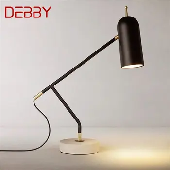 Настольная лампа DEBBY Nordic, современная винтажная настольная лампа, светодиодная мода для домашнего декора, кабинет, спальня, прикроватная тумбочка, гостиная