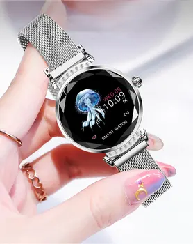 Умные часы KuWFi для Android и IOS, водонепроницаемые женские модные пульсометры, фитнес-трекер, женские наручные часы