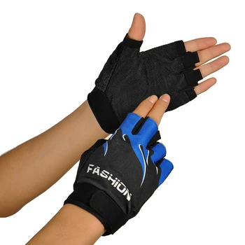 Совершенно новая перчатка, мужские уличные противоскользящие спортивные велосипедные перчатки, Мужские походные перчатки без пальцев на полпальца, Тактические рукавицы