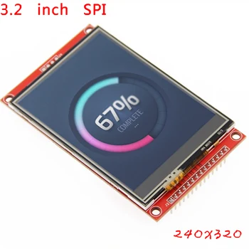 3,3 В 3,2 Дюймовый TFT ЖК-модуль с сенсорным чипом ILI9341 240 (RGB) * 320 SPI Интерфейс последовательного порта (9 IO) XPT2046 Для Raspberry PI