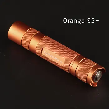 Convoy S2 + Оранжевый XML2 U2-1A EDC светодиодный фонарик, факел, фонарь, для самообороны, походный фонарь, лампа, для велосипеда,