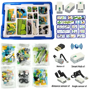 Базовый набор робототехники WeDo 2.0, высокотехнологичные строительные блоки, совместимые с We-Do 3.0, развивающие игрушки для детей в подарок